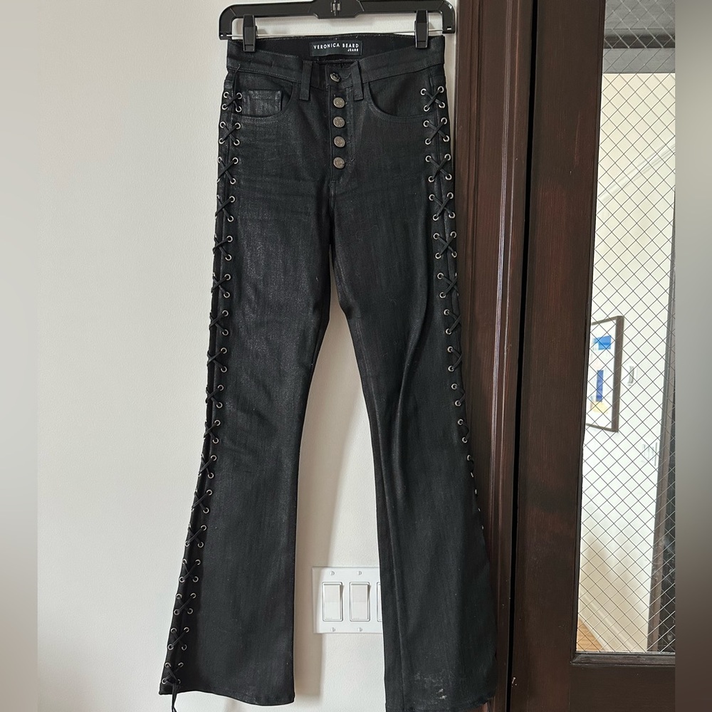 Veronica Beard Black Denim Pants
